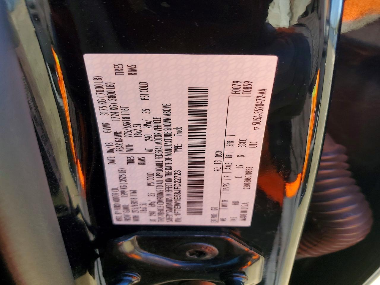 2018 Ford F150 Supercrew