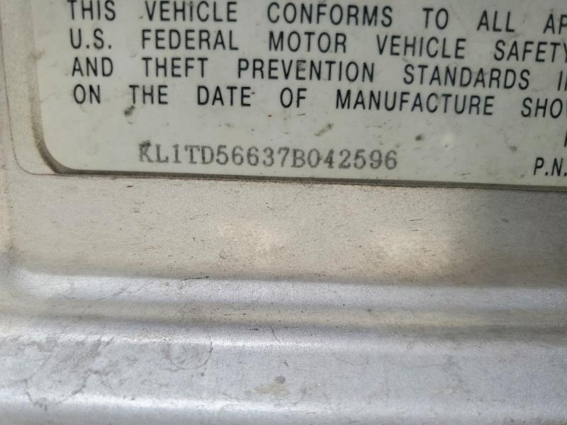 2007 Chevrolet Aveo Base