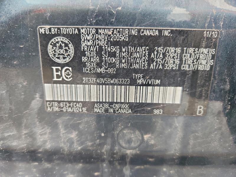2011 Toyota Rav4 Base