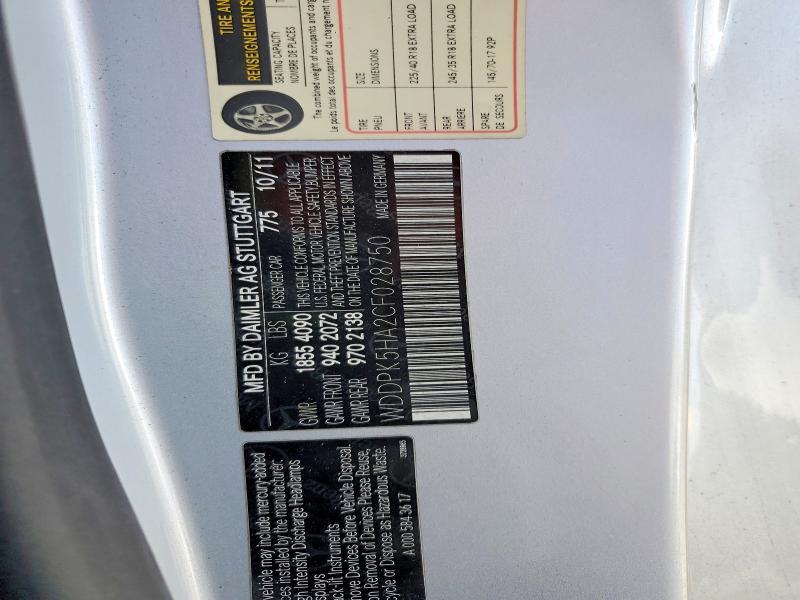 2012 Mercedes-Benz Slk 350