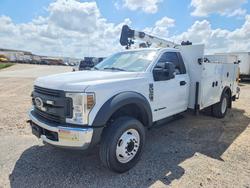Salvage trucks for sale at Wilmer, TX auction: 2019 Ford F550 Super Duty Utility / Service Truck