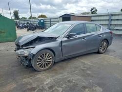 Infiniti Vehiculos salvage en venta: 2020 Infiniti Q50 3.0t Luxe