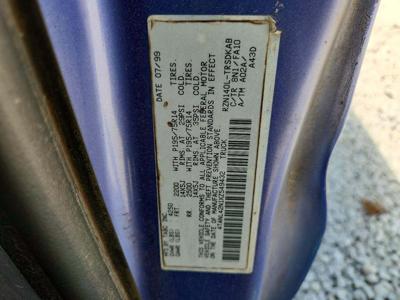 1999 Toyota Tacoma Base