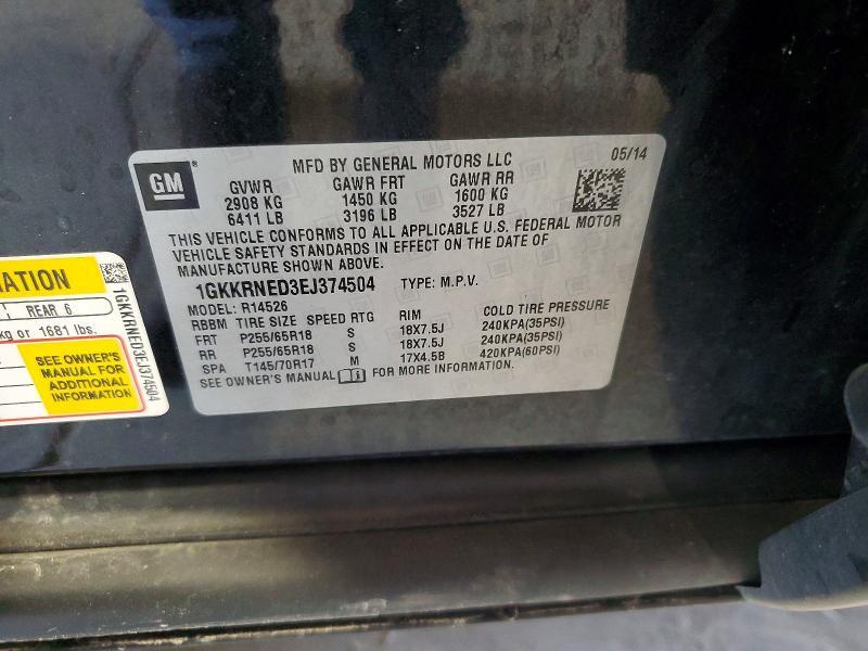 2014 GMC Acadia sle
