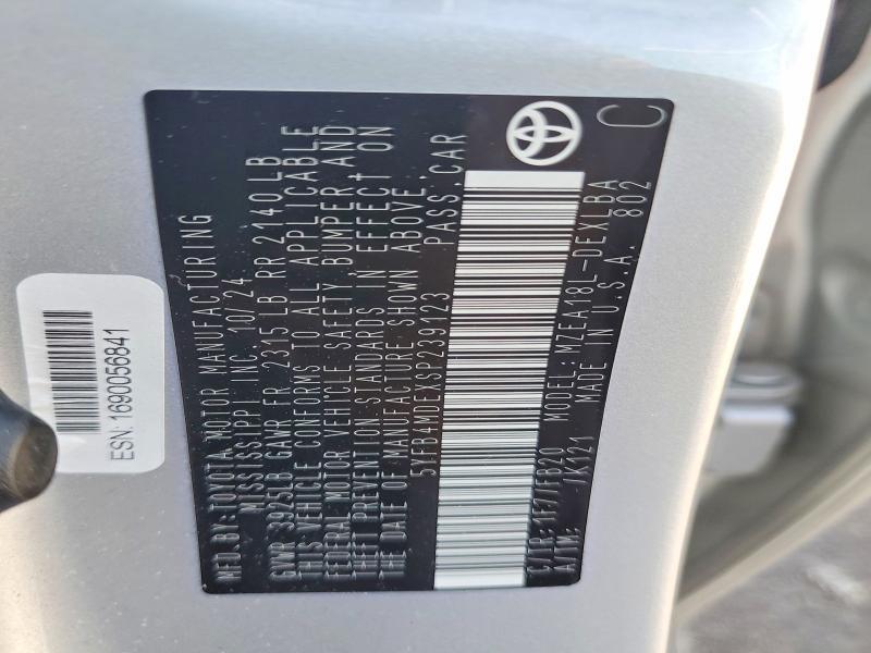 2025 Toyota Corolla le