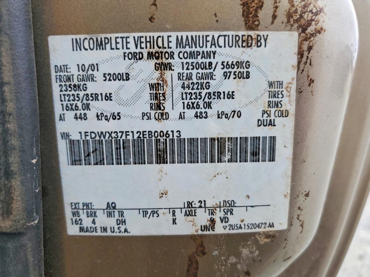 2002 Ford F350 Super Duty