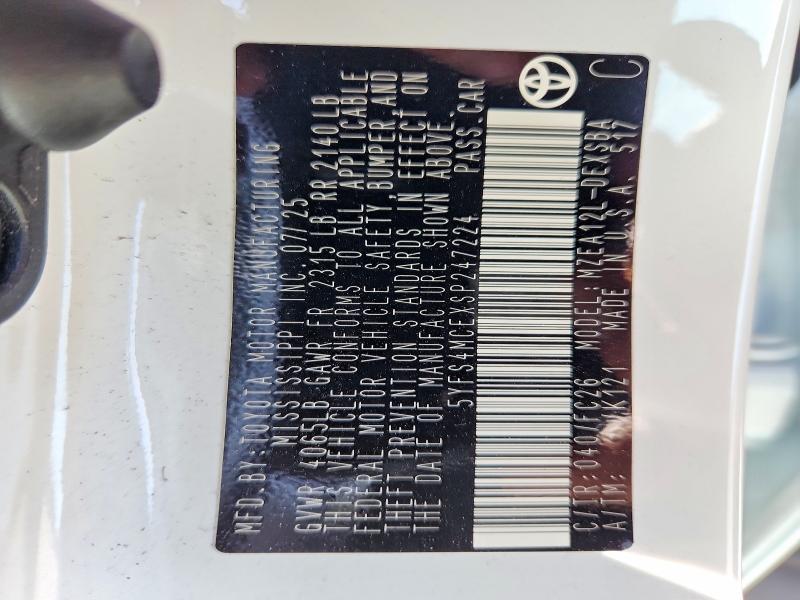 2025 Toyota Corolla se