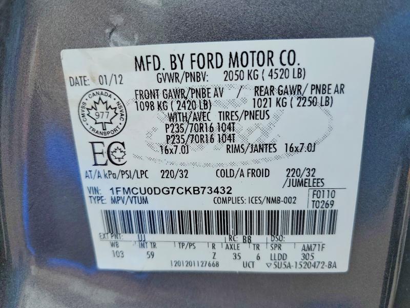 2012 Ford Escape XLT