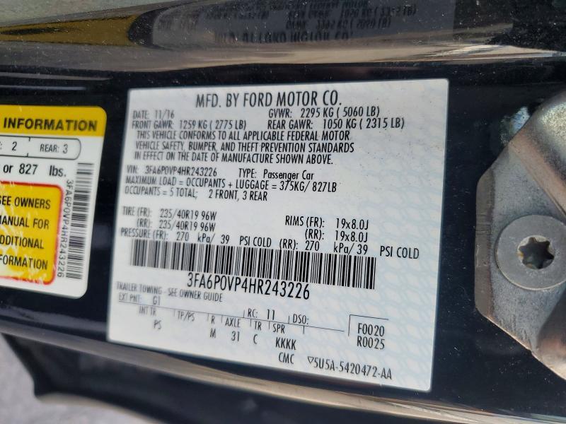 2017 Ford Fusion Sport