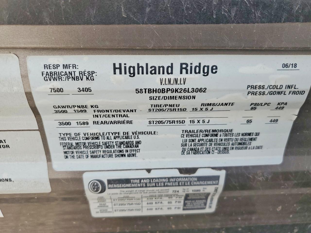 2019 Highland Ridge Mesa Ridge Camper
