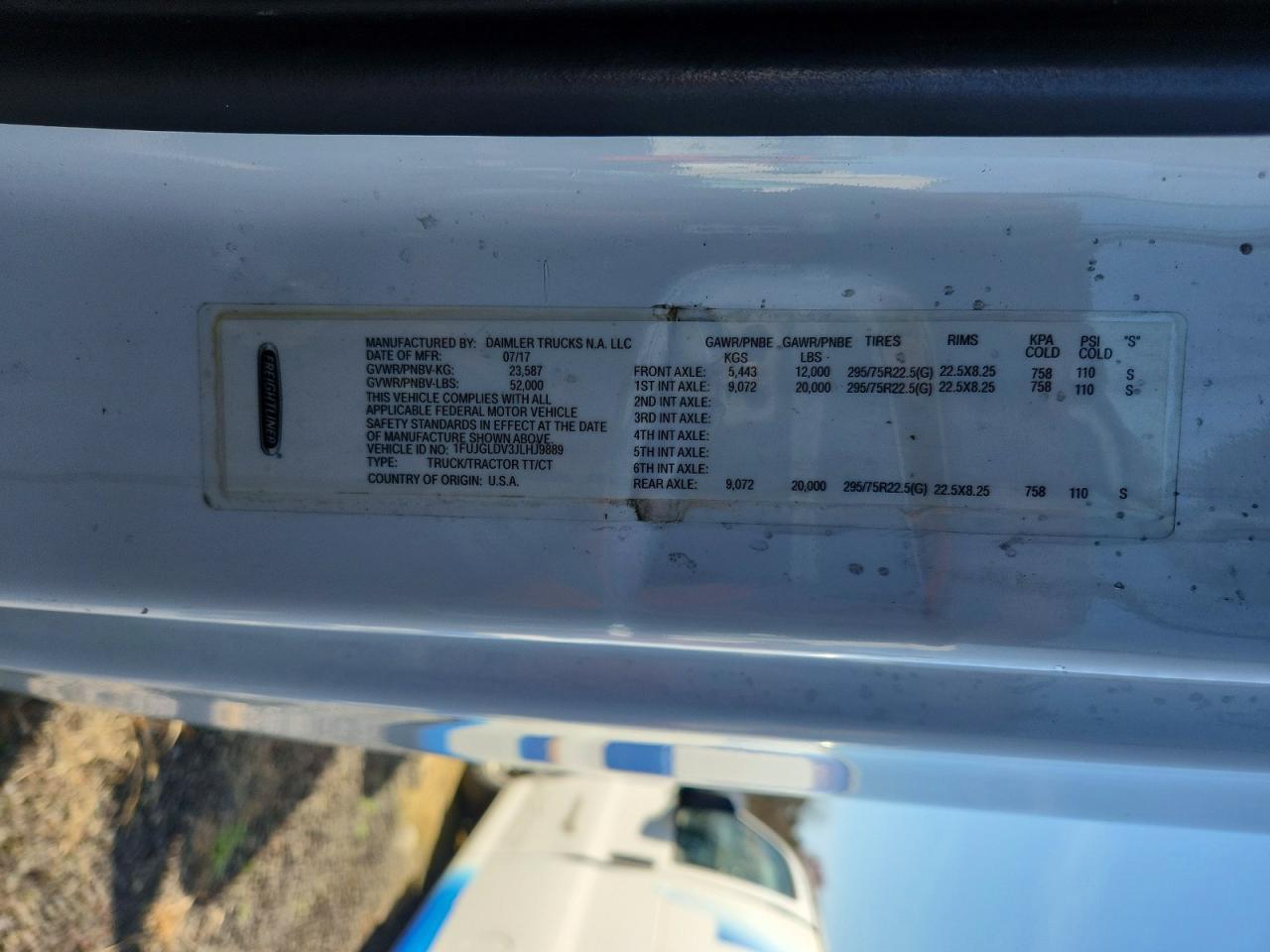 2018 Freigliner Cascadia 125