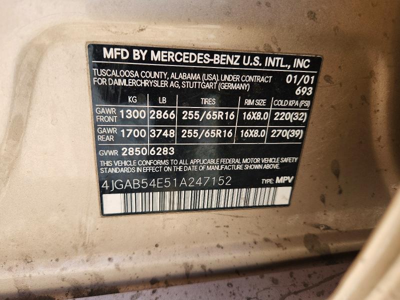 2001 Mercedes-Benz Ml 320