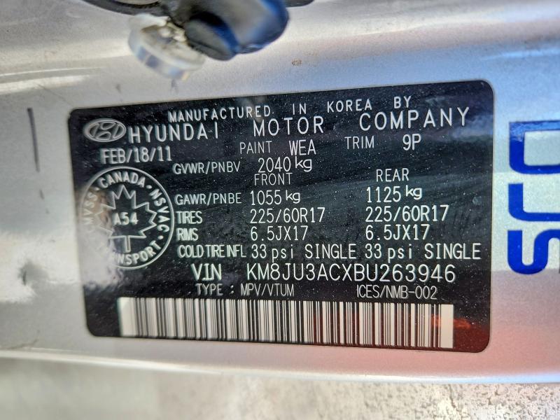 2011 Hyundai Tucson gls