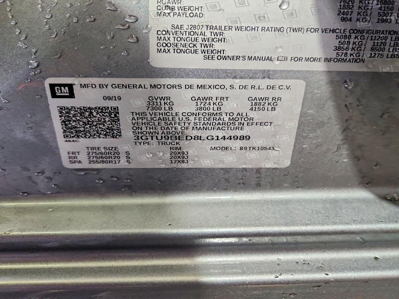 2020 GMC Sierra K1500 SLE