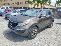 KIA salvage cars for sale: 2015 KIA Sportage lx
