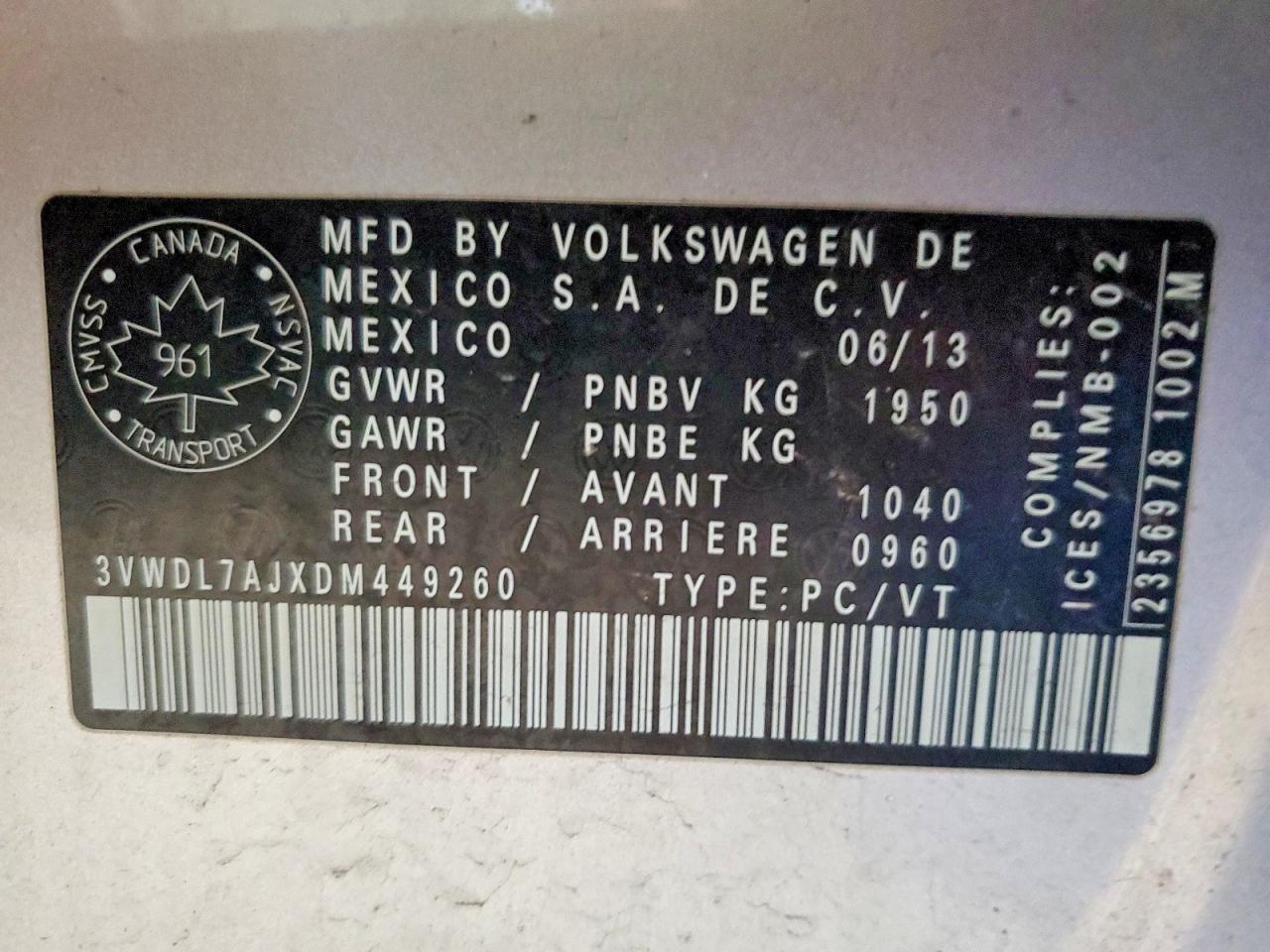 2013 Volkswagen Jetta tdi