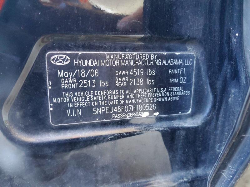 2007 Hyundai Sonata se