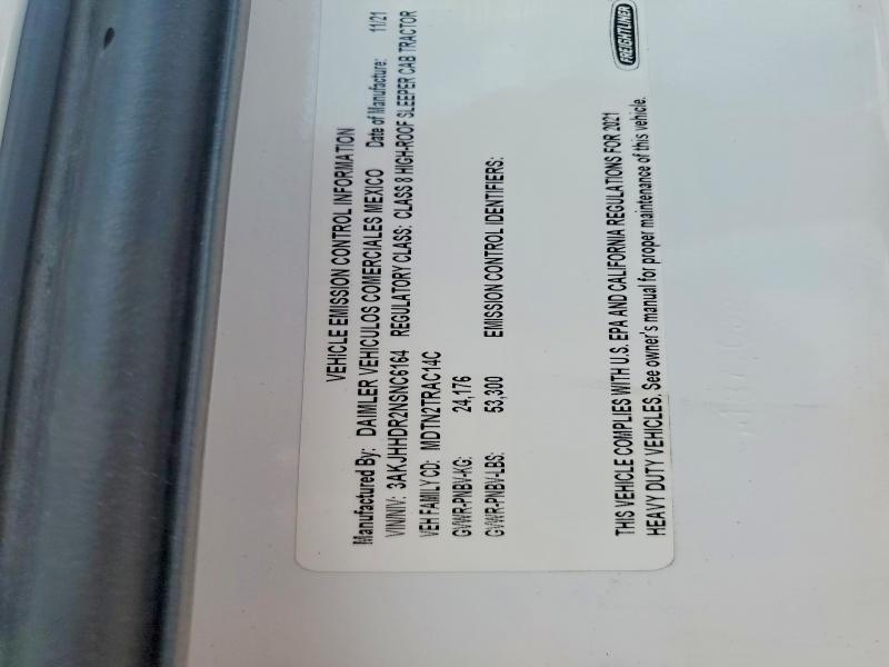 2022 Freigliner 2022 Freightliner Cascadia 126 Semi Truck