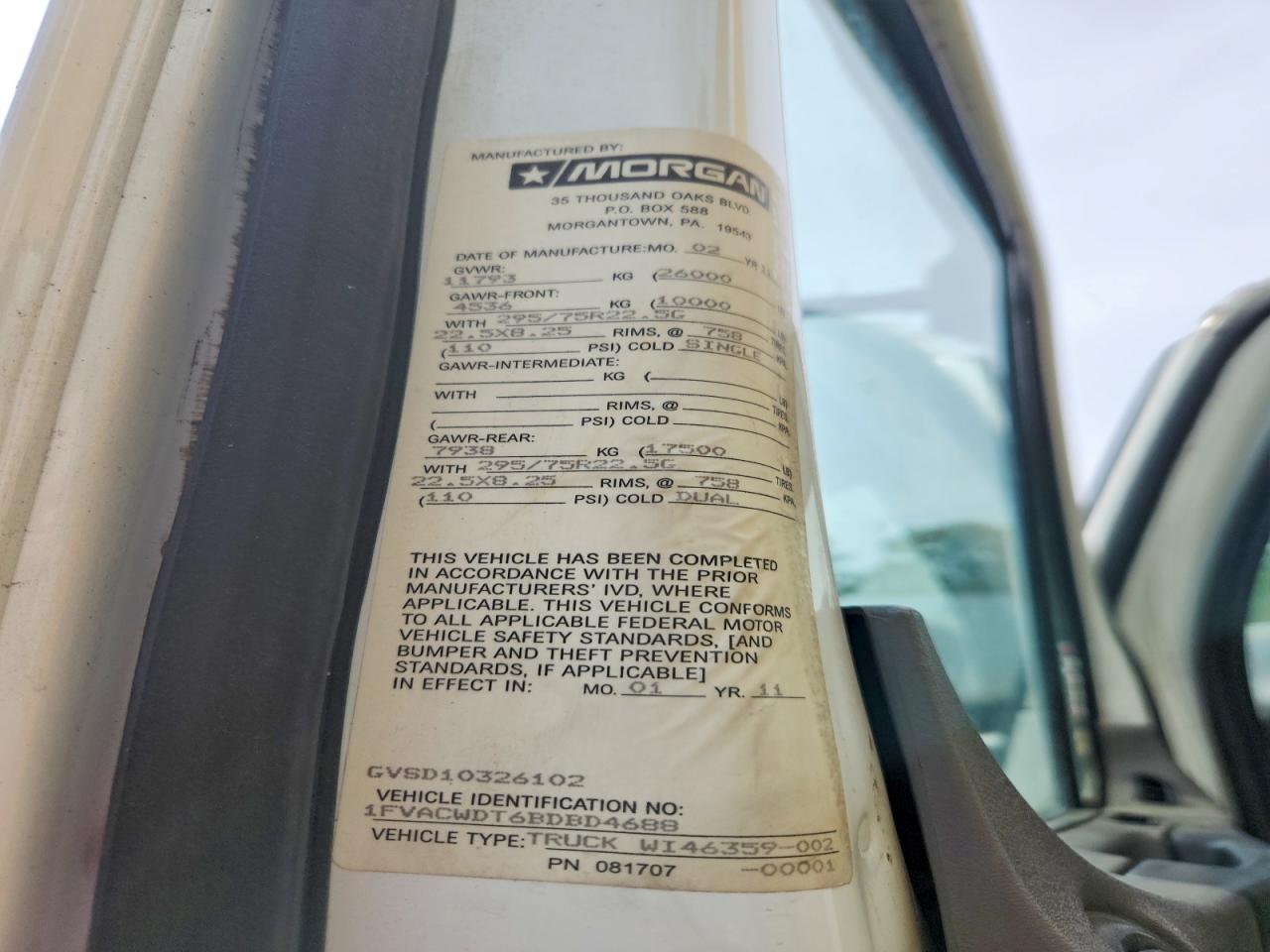 2011 Freightliner M2 106 MED