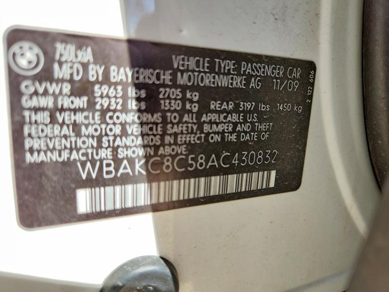 2010 BMW 750 li Xdrive