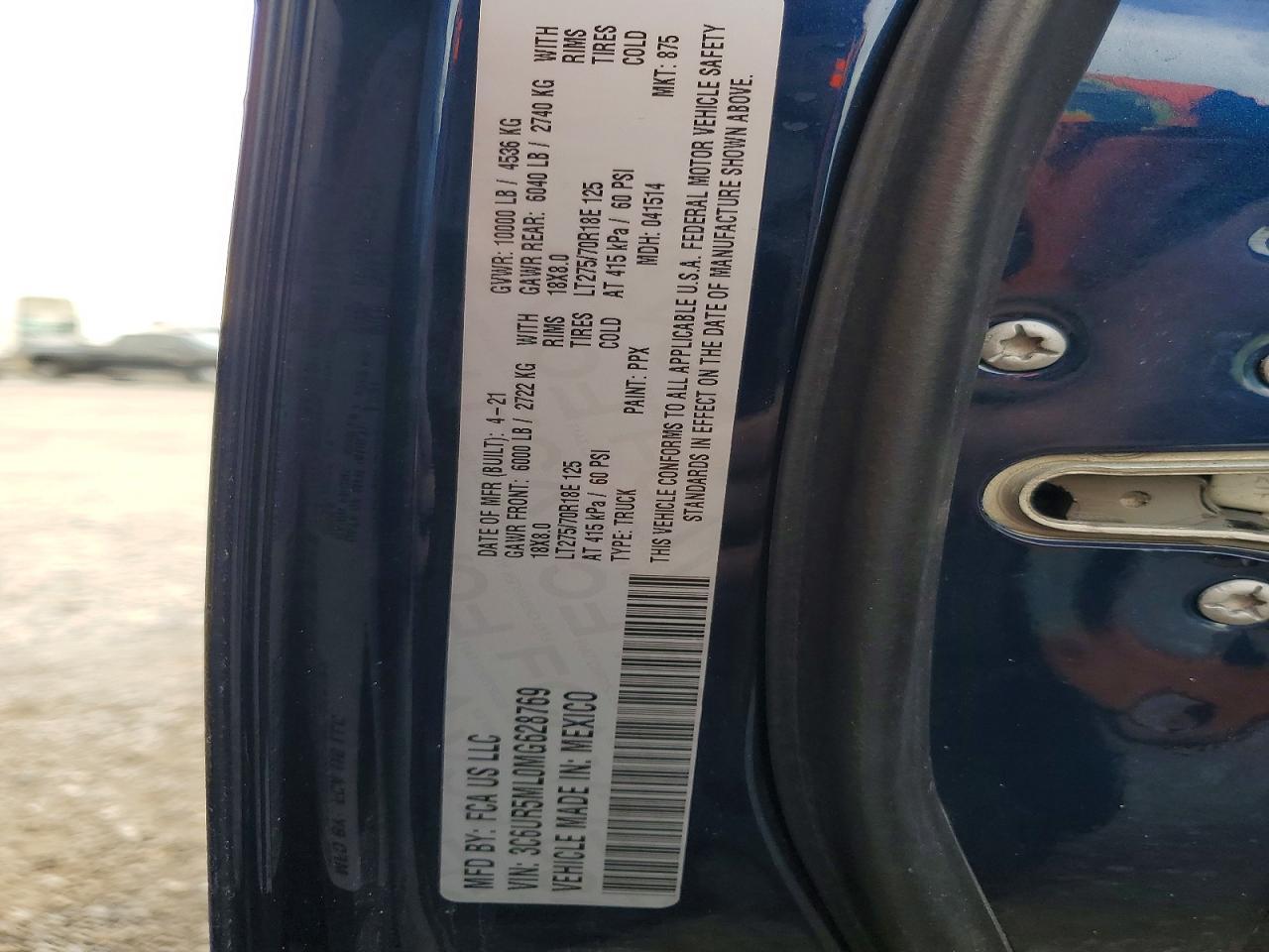 2021 Dodge RAM 2500 BIG Horn