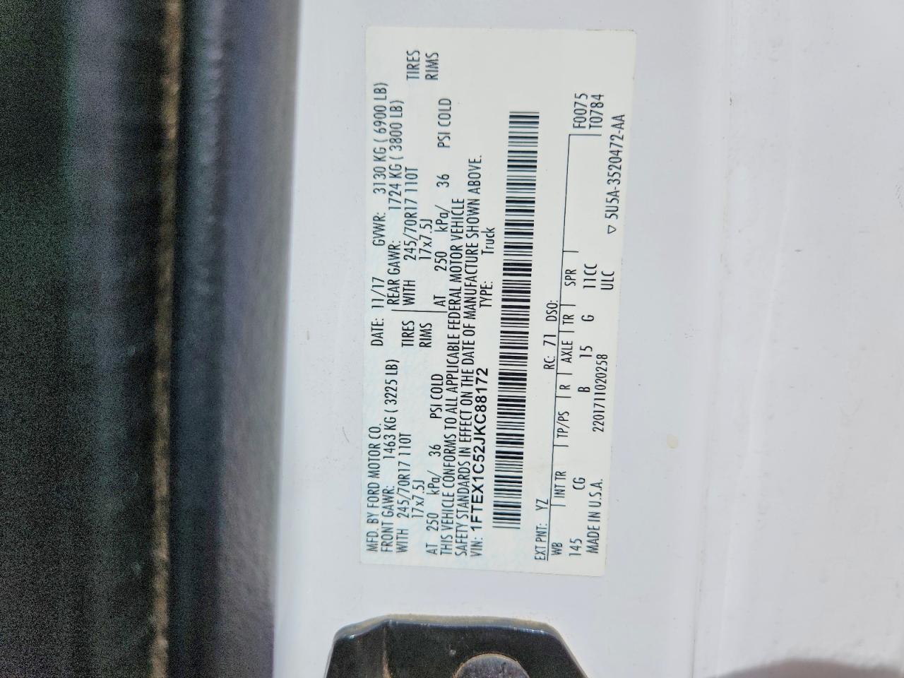 2018 Ford F150 Super Cab