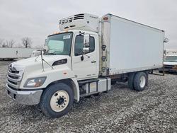 Salvage cars for sale from Copart Angola, NY: 2017 Hino 258/268 Refrigerated BOX Truck