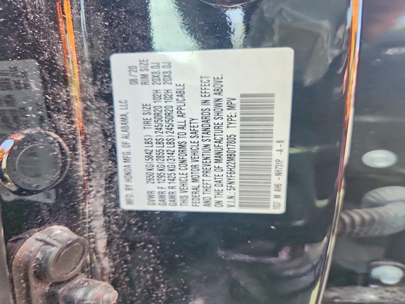 2021 Honda Pilot se
