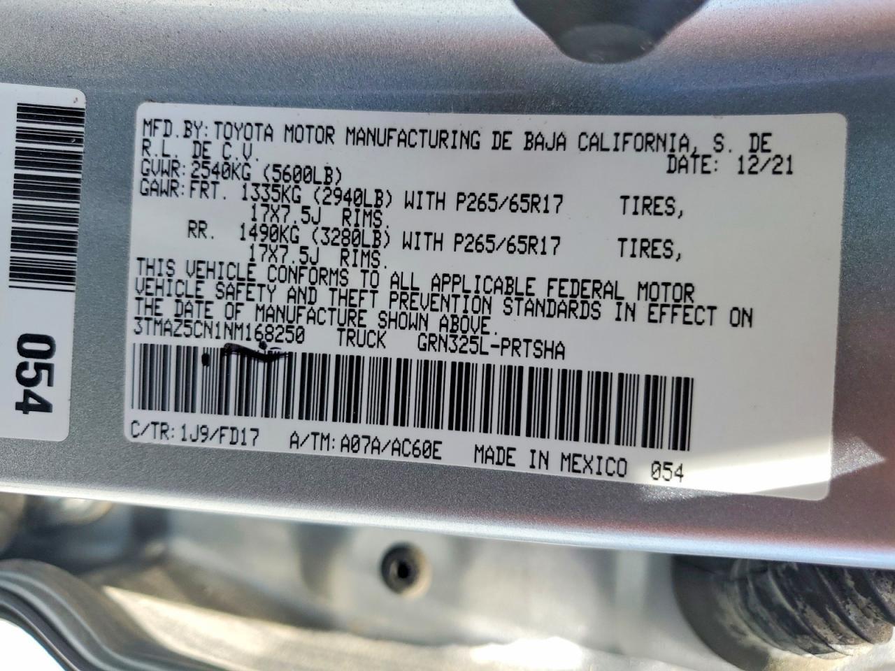 2022 Toyota Tacoma TRD Sport