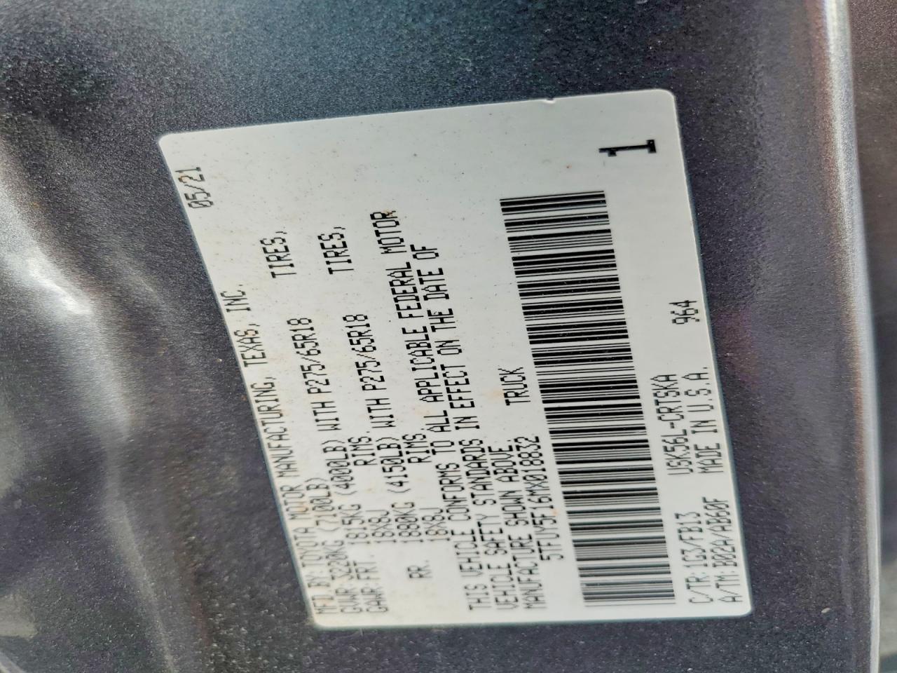 2021 Toyota Tundra SR5