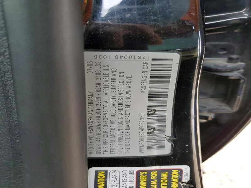 2004 Volkswagen Passat gls