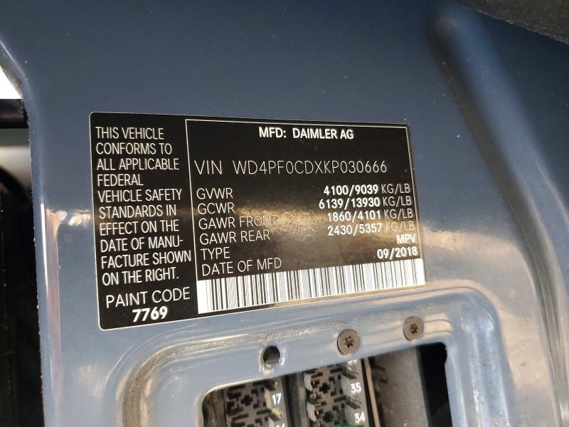 2019 Mercedes-Benz Sprinter 2500 Delivery Van