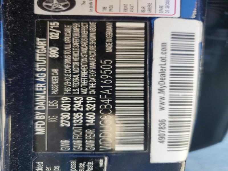 2015 Mercedes-Benz S 550