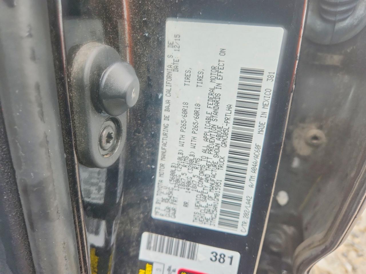 2016 Toyota Tacoma Limited