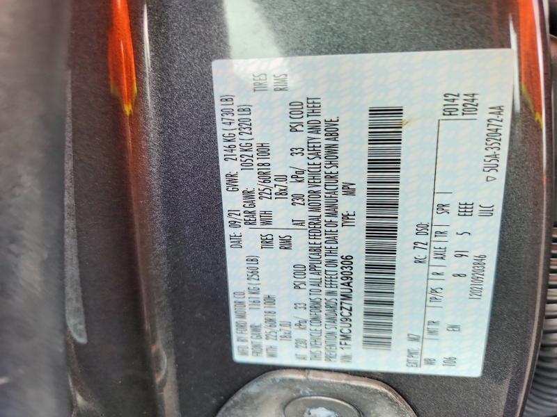 2021 Ford Escape sel