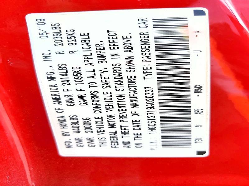 2009 Honda Accord ex