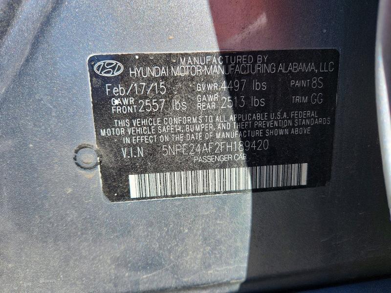2015 Hyundai Sonata se