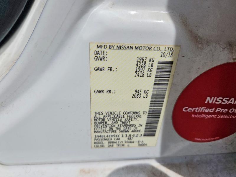 2019 Nissan Altima 2.5 sl