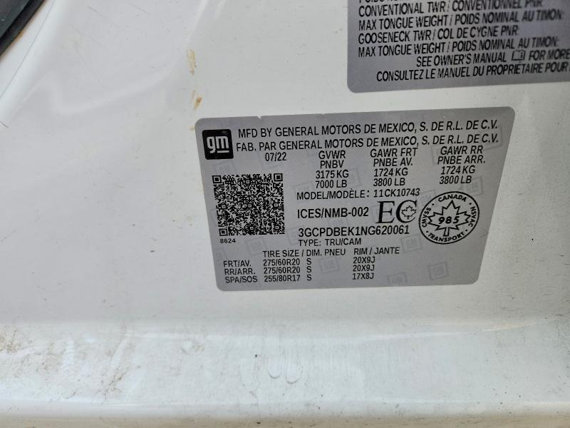 2022 Chevrolet Silverado K1500 Custom