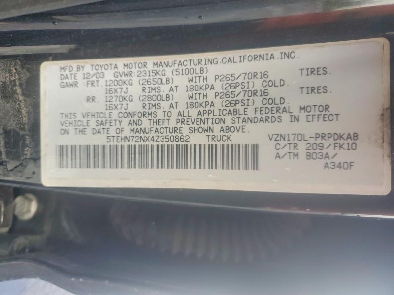 2004 Toyota Tacoma Double cab