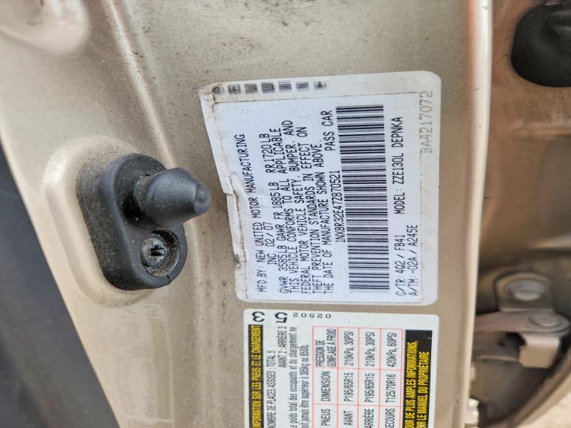 2007 Toyota Corolla le