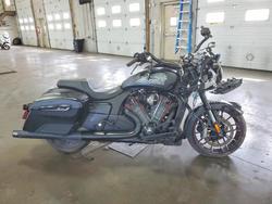 Salvage cars for sale from Copart Ham Lake, MN: 2022 Indian Motorcycle Co. Challenger Dark Horse
