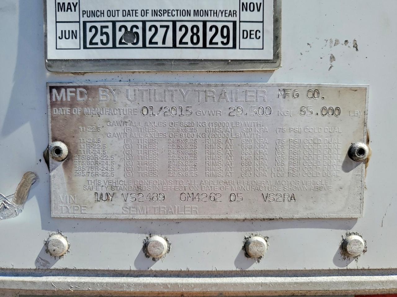 2016 Utility ITY Trailer-DRY Van Trailer