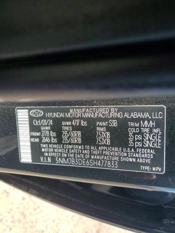 2025 Hyundai Tucson sel