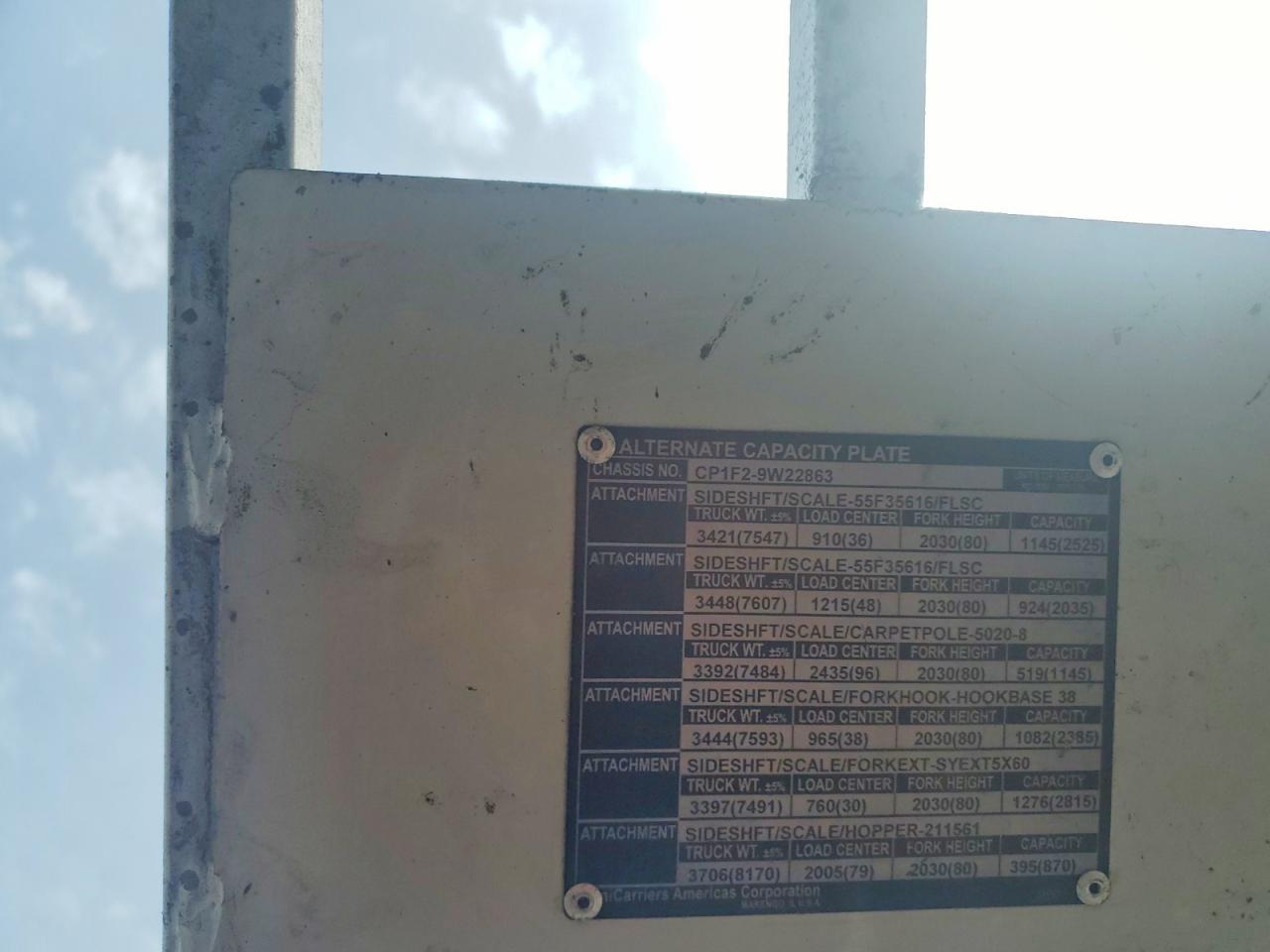 2016 Unicariers 2016 Unicarriers Forklift