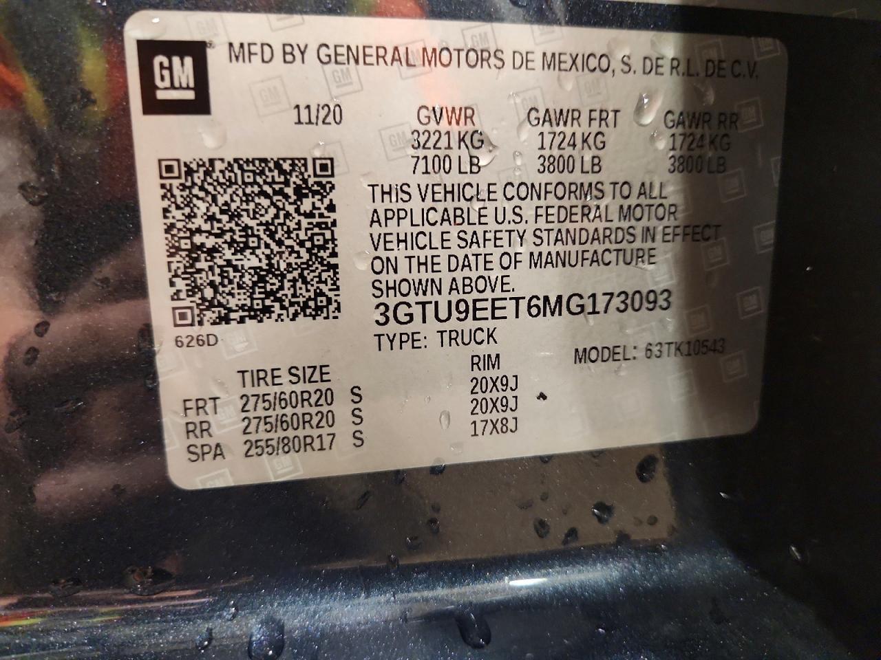 2021 GMC Sierra K1500 AT4