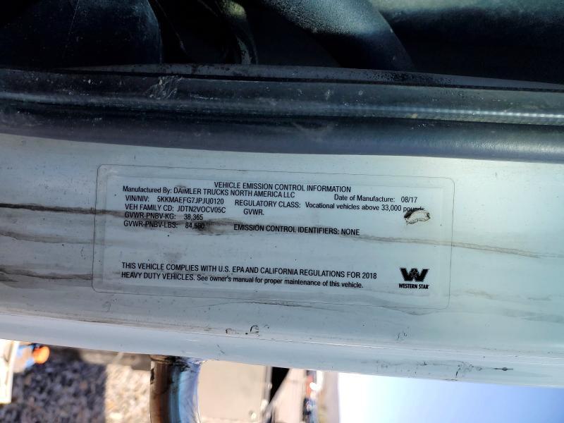 2018 Western Star Conventional 4900FA