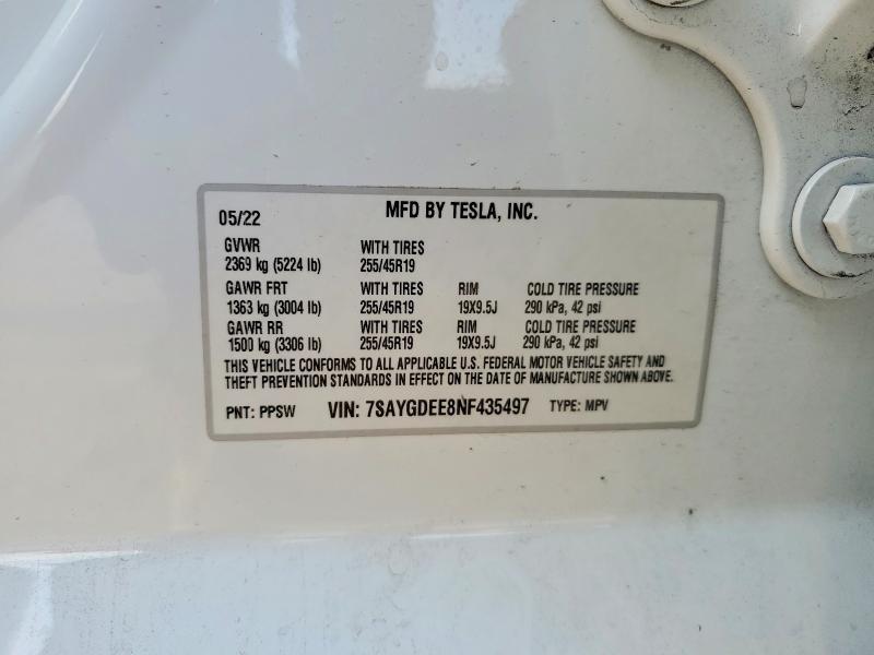 2022 Tesla Model y