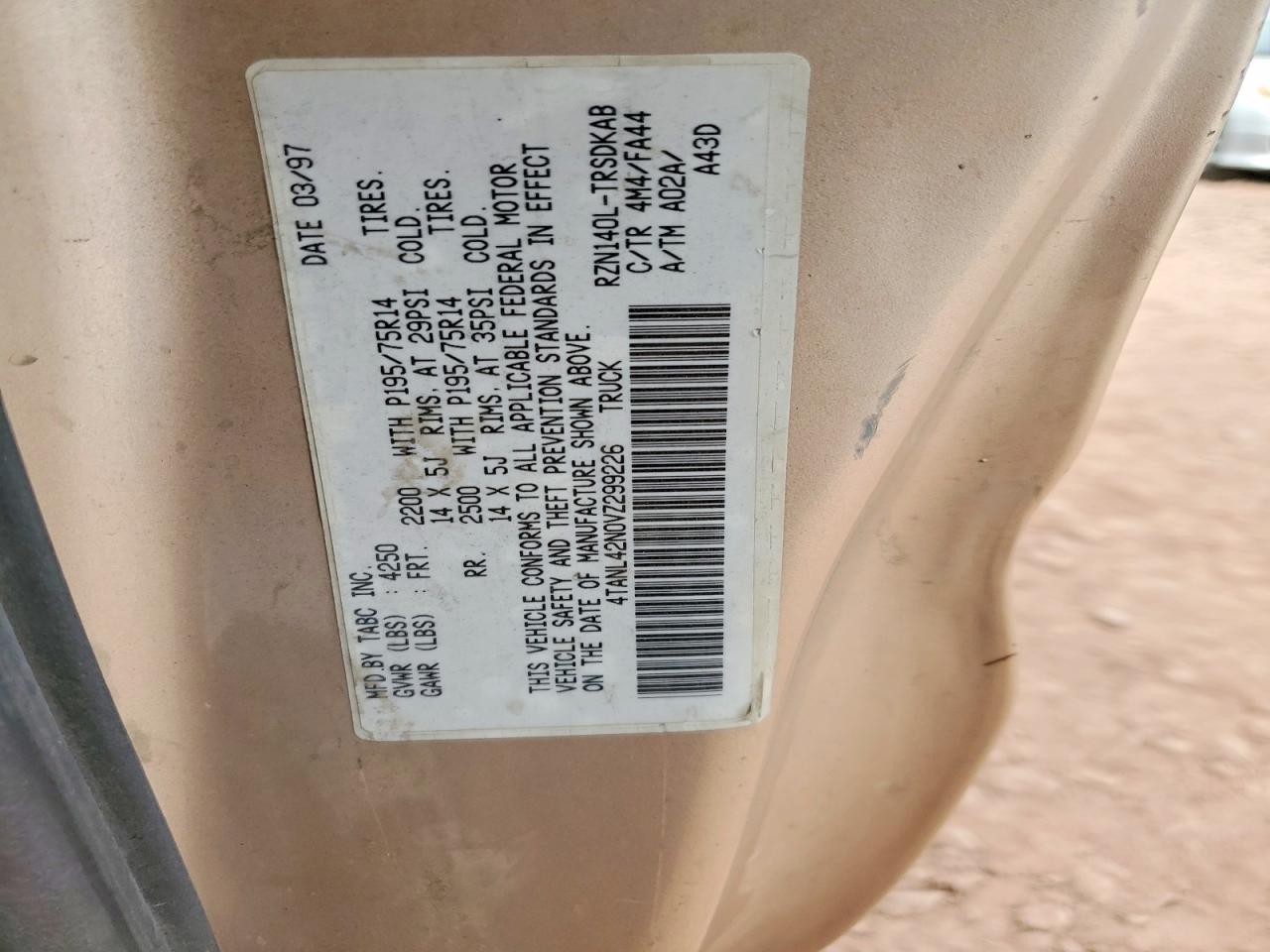 1997 Toyota Tacoma Base