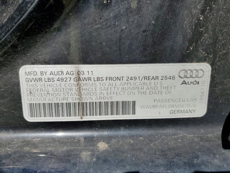 2011 Audi A4 Premium